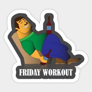 Friday Weightlifting Sticker